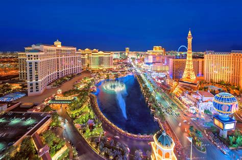 las vegas strip.